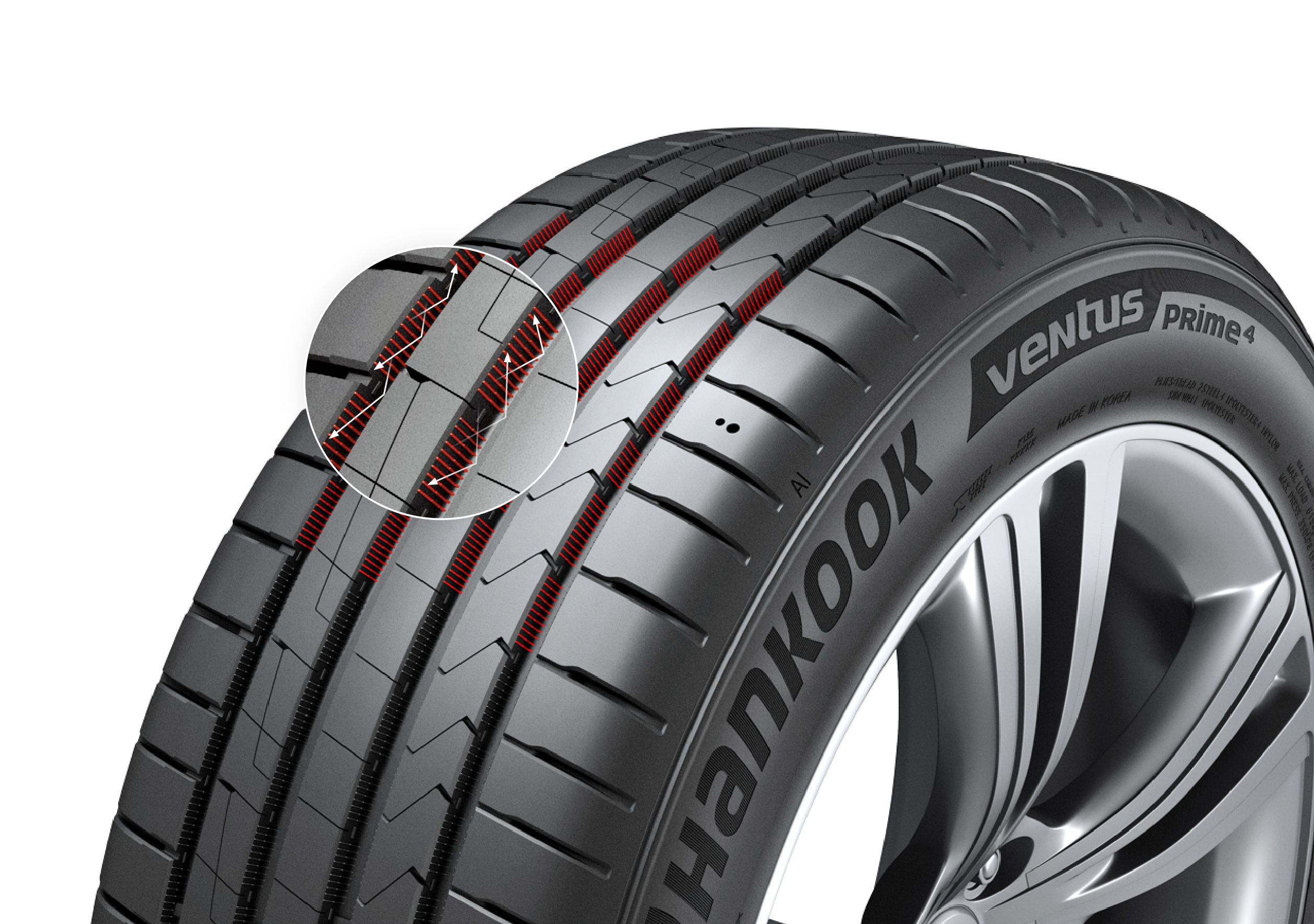 Hankook Ventus Prime 4 K135 (Hankook (вир-во Угорщина) DOT2023 XL 215/45 R17 91Y